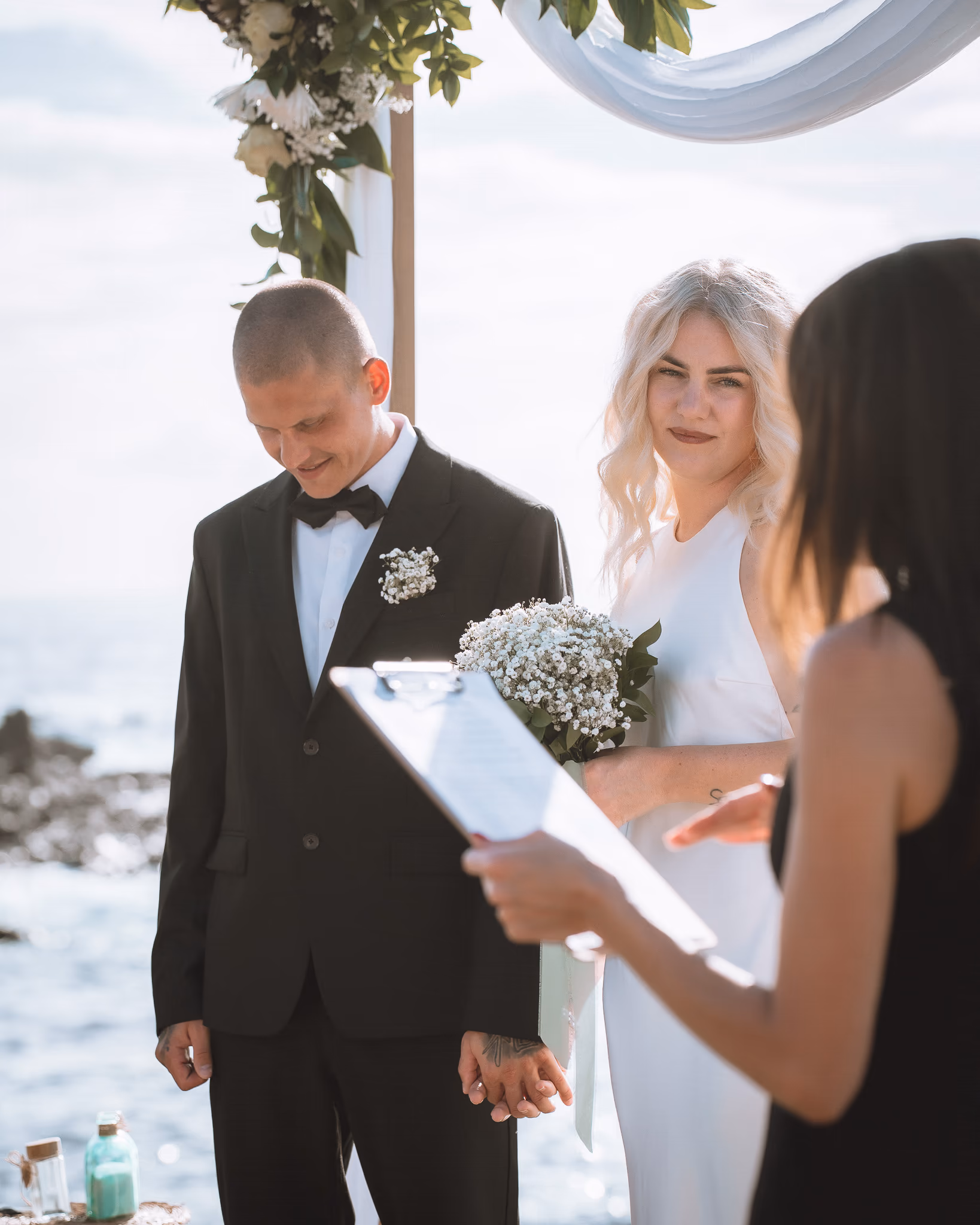Fotografía de boda de Tomas e Ieva en Playa San Juan, Tenerife — imagen 5 de 20
